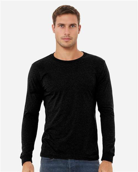 BELLA + CANVAS 3501CVC - Heather CVC Long Sleeve Tee