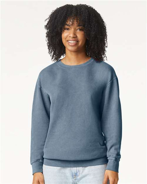 Comfort Colors 1466 - Unisex Garment-Dyed Lightweight Fleece Crewneck Sweatshirt