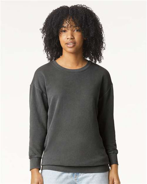 Comfort Colors 1466 - Unisex Garment-Dyed Lightweight Fleece Crewneck Sweatshirt
