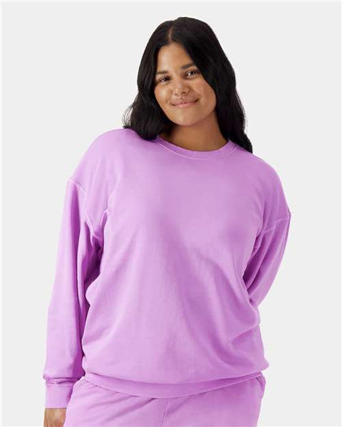 Comfort Colors 1466 - Unisex Garment-Dyed Lightweight Fleece Crewneck Sweatshirt