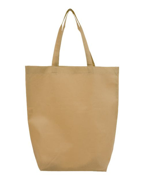 Q-Tees Q1251 - Non-Woven Gusset Bottom Tote