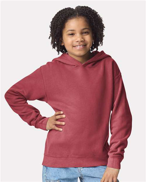Comfort Colors 1467Y - Youth Garment-Dyed Lightweight Fleece Hooded Sweatshirt