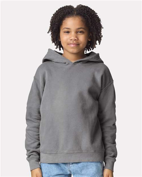 Comfort Colors 1467Y - Youth Garment-Dyed Lightweight Fleece Hooded Sweatshirt
