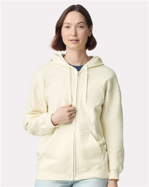Gildan SF600 - Unisex Softstyle® Full-Zip Hooded Sweatshirt