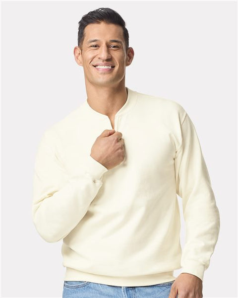 Gildan SF008 - Unisex Softstyle® Midweight 1/4 Zip Sweatshirt