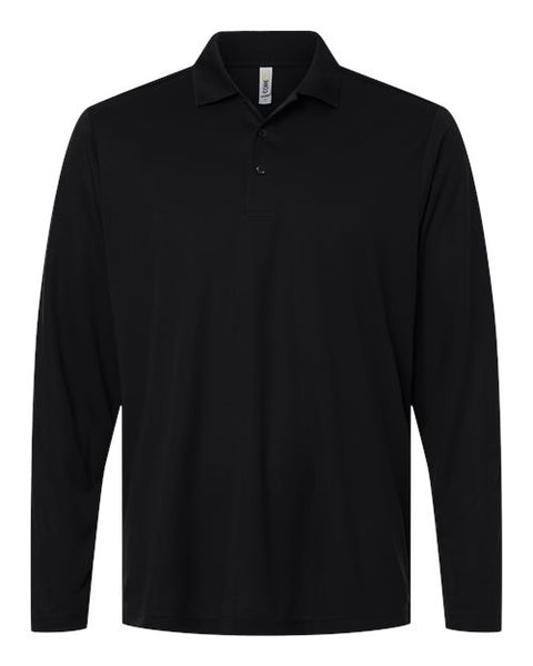 Men's Nova Performance Long Sleeve Pique Polo