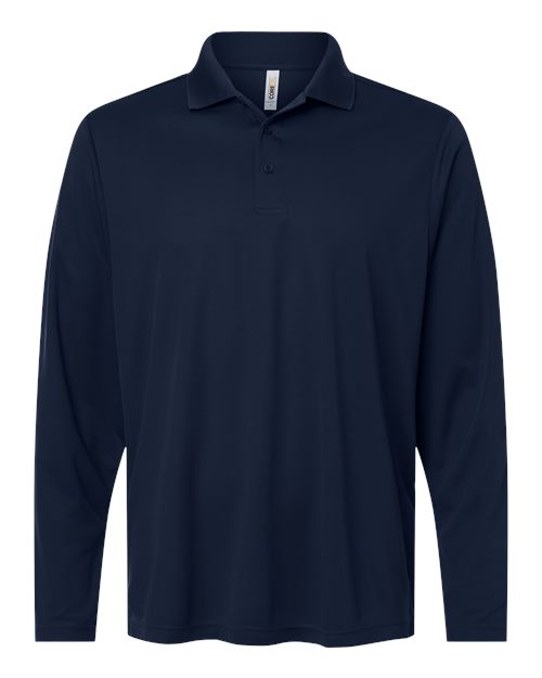 CORE365 Men's Nova Performance Long Sleeve Pique Polo