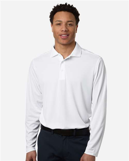 CORE365 Men's Nova Performance Long Sleeve Pique Polo