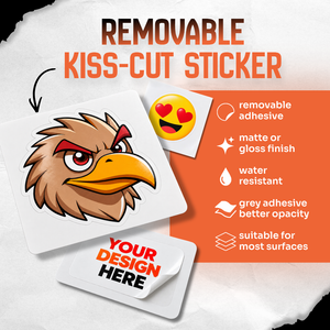 Kiss-Cut Vinyl Stickers