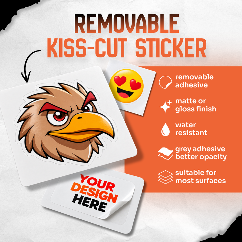 Kiss-Cut Vinyl Stickers