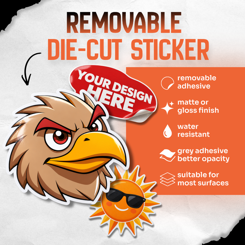 Die-Cut Vinyl Stickers