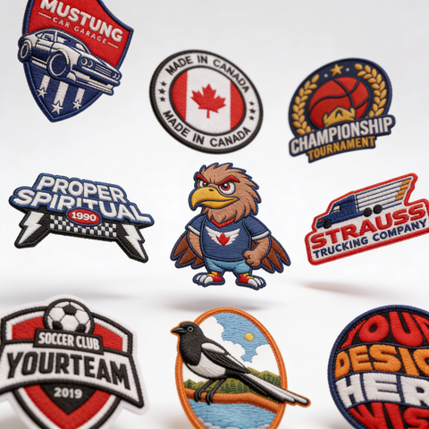 3D (Puff) Embroidered Patches