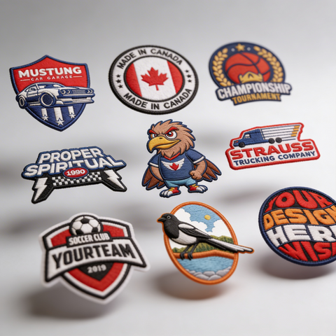 3D (Puff) Embroidered Patches