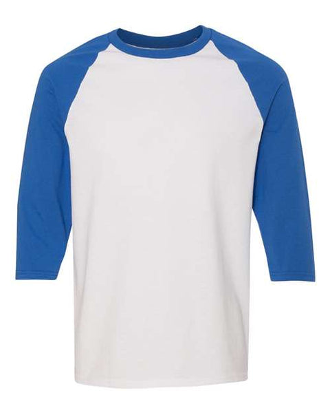 Gildan 5700 - Unisex Heavy Cotton™ Raglan Three-Quarter Sleeve T-Shirt