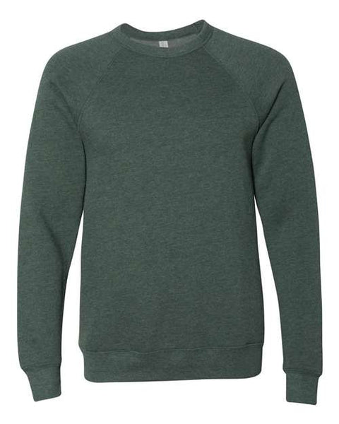 BELLA + CANVAS 3901 - Unisex Sponge Fleece Raglan Crewneck Sweatshirt