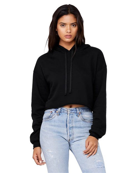BELLA + CANVAS 7502 - Women's Crop Fleece Hoodie Sweatshirt