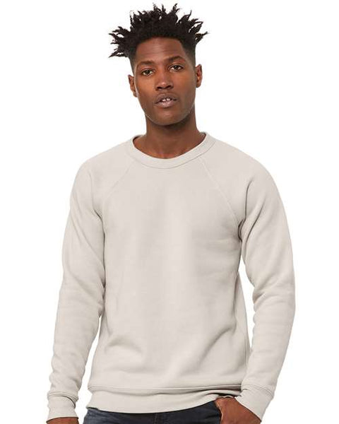 BELLA + CANVAS 3901 - Unisex Sponge Fleece Raglan Crewneck Sweatshirt