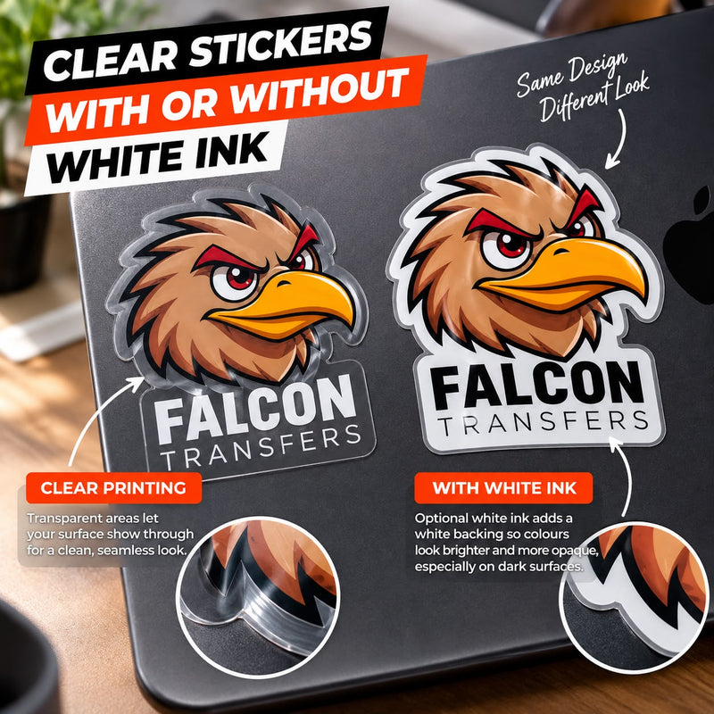 Clear Die-Cut Stickers