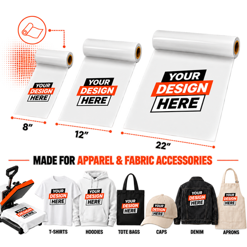DTF Transfers By Size - Upload Your Design