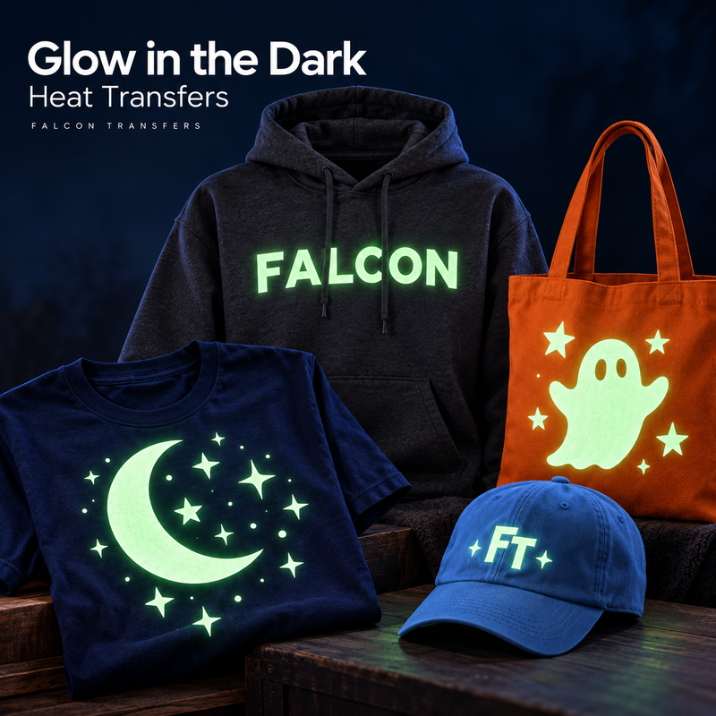 Glow in the Dark Heat Transfers