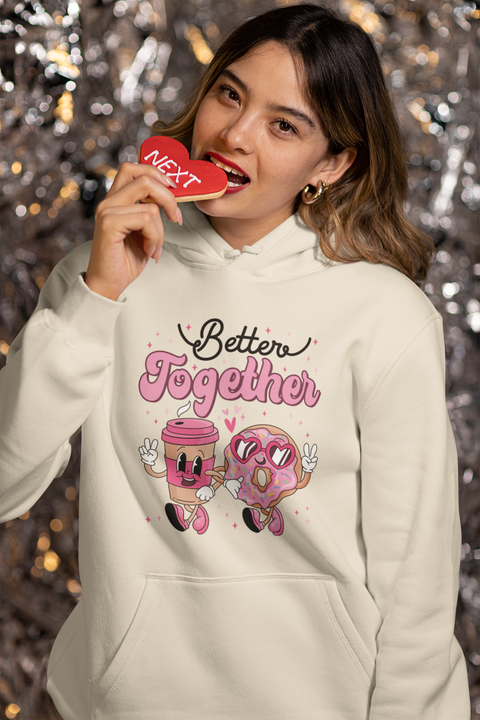🍩☕ TOGETHER – Valentine’s Day | DTF Transfer FT1090