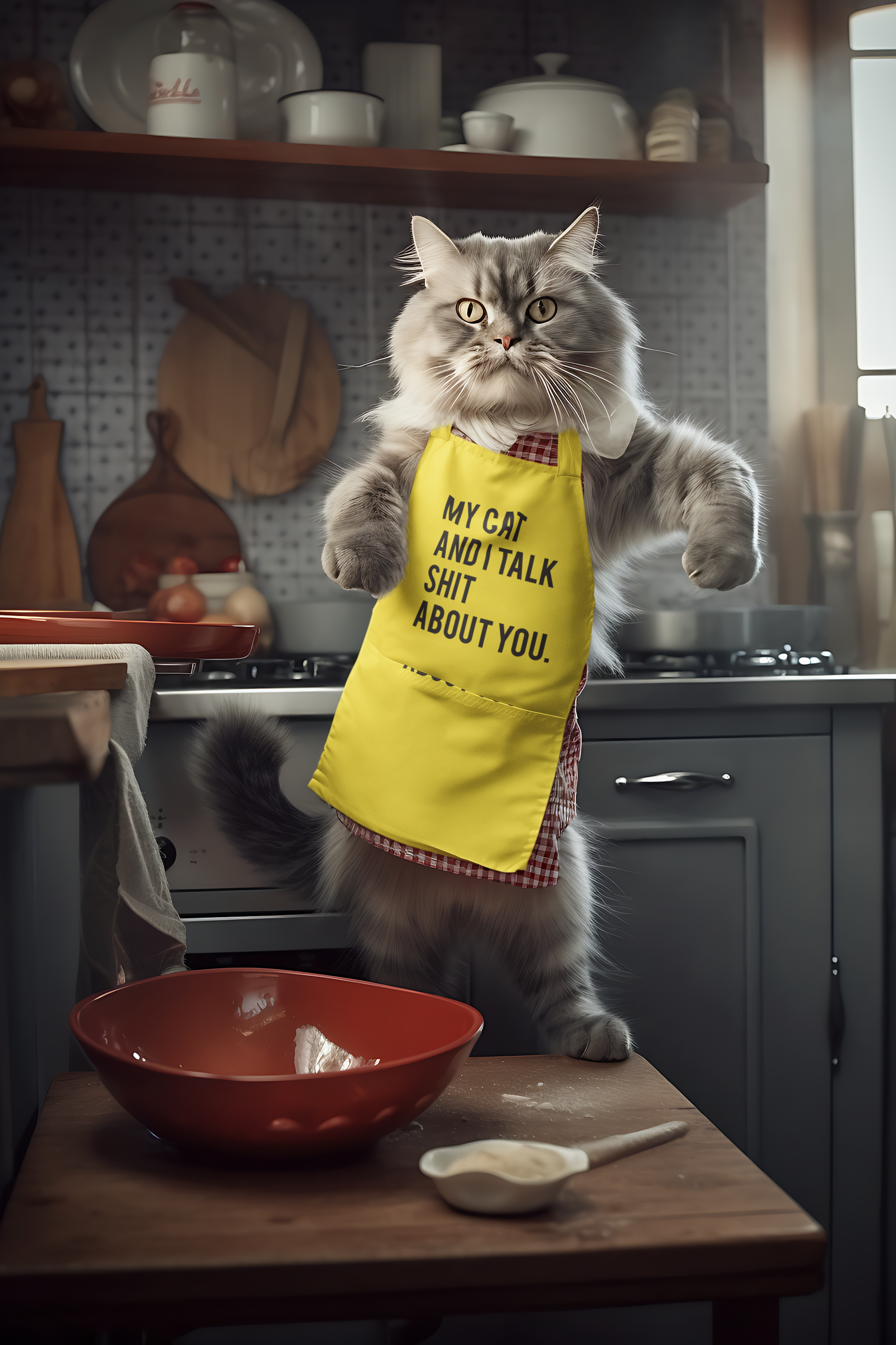 😹💬 My Cat and I Talk About You Black Design DTF Transfer FT281