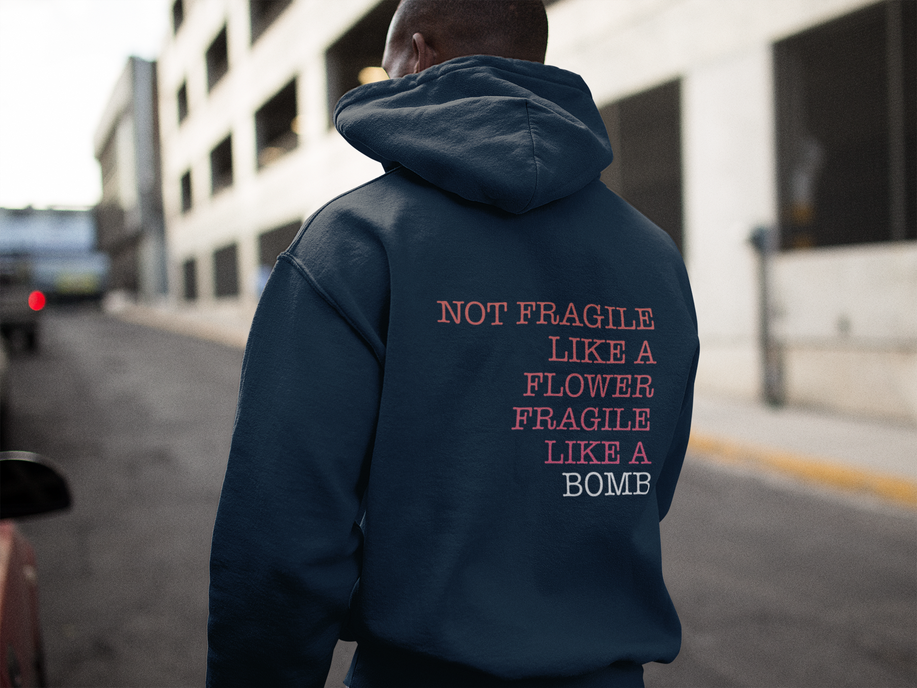 🌸💣 Not Fragile Like a Flower – Fragile Like a Bomb | DTF Transfer FT641