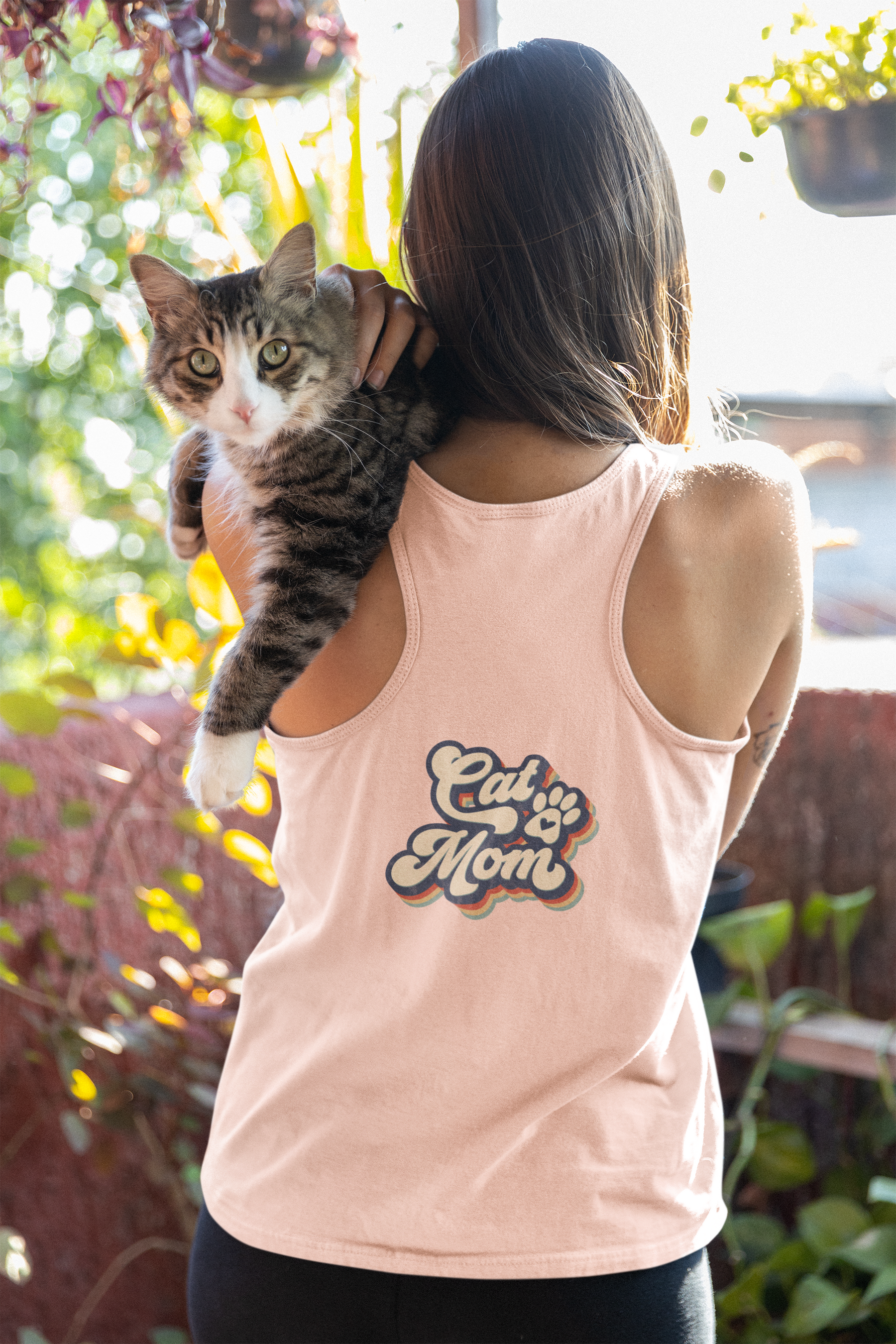 🐾❤️ Cat Mom | Retro Love DTF Transfer DTF Transfer FT734