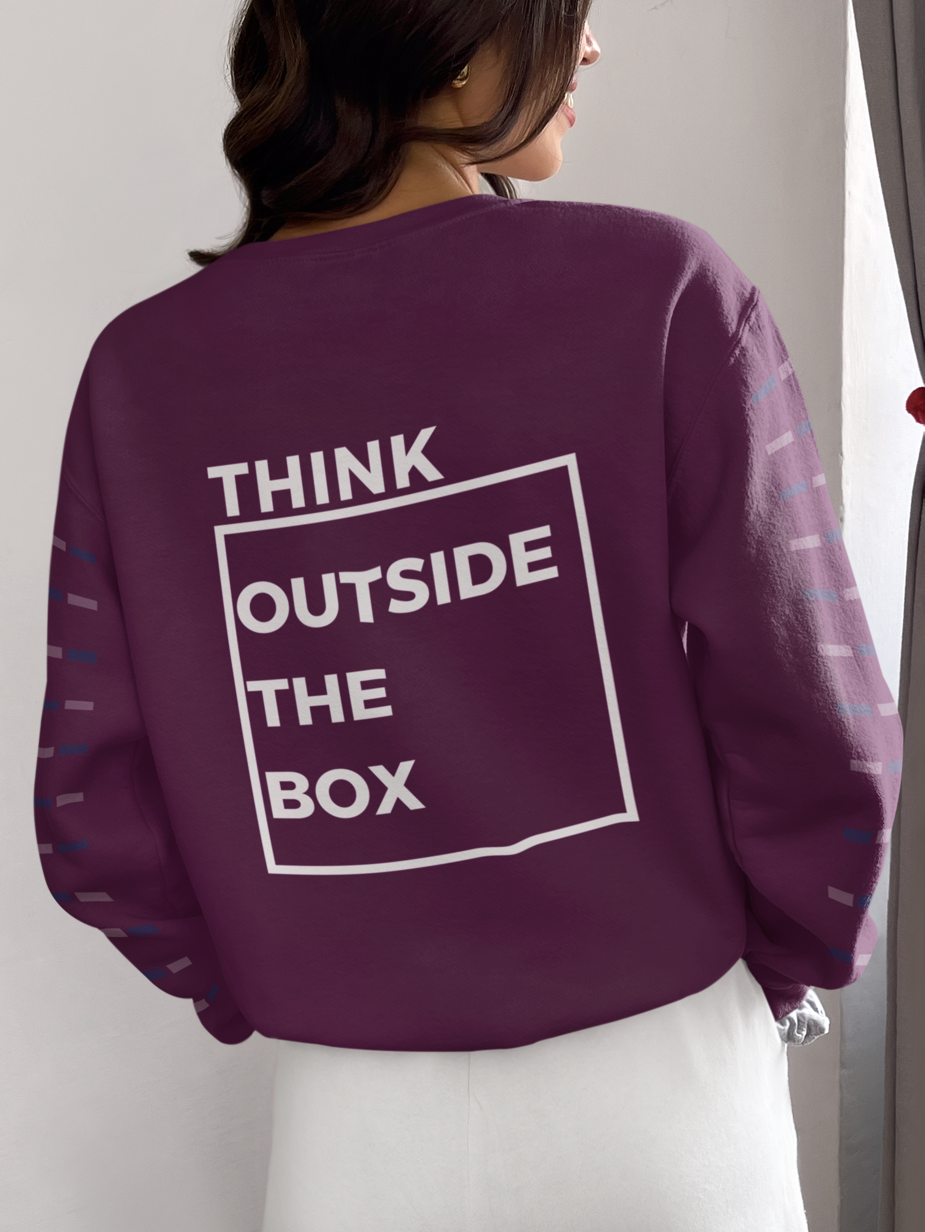 🧠✨ “Think Outside the Box”  DTF Transfer FT532