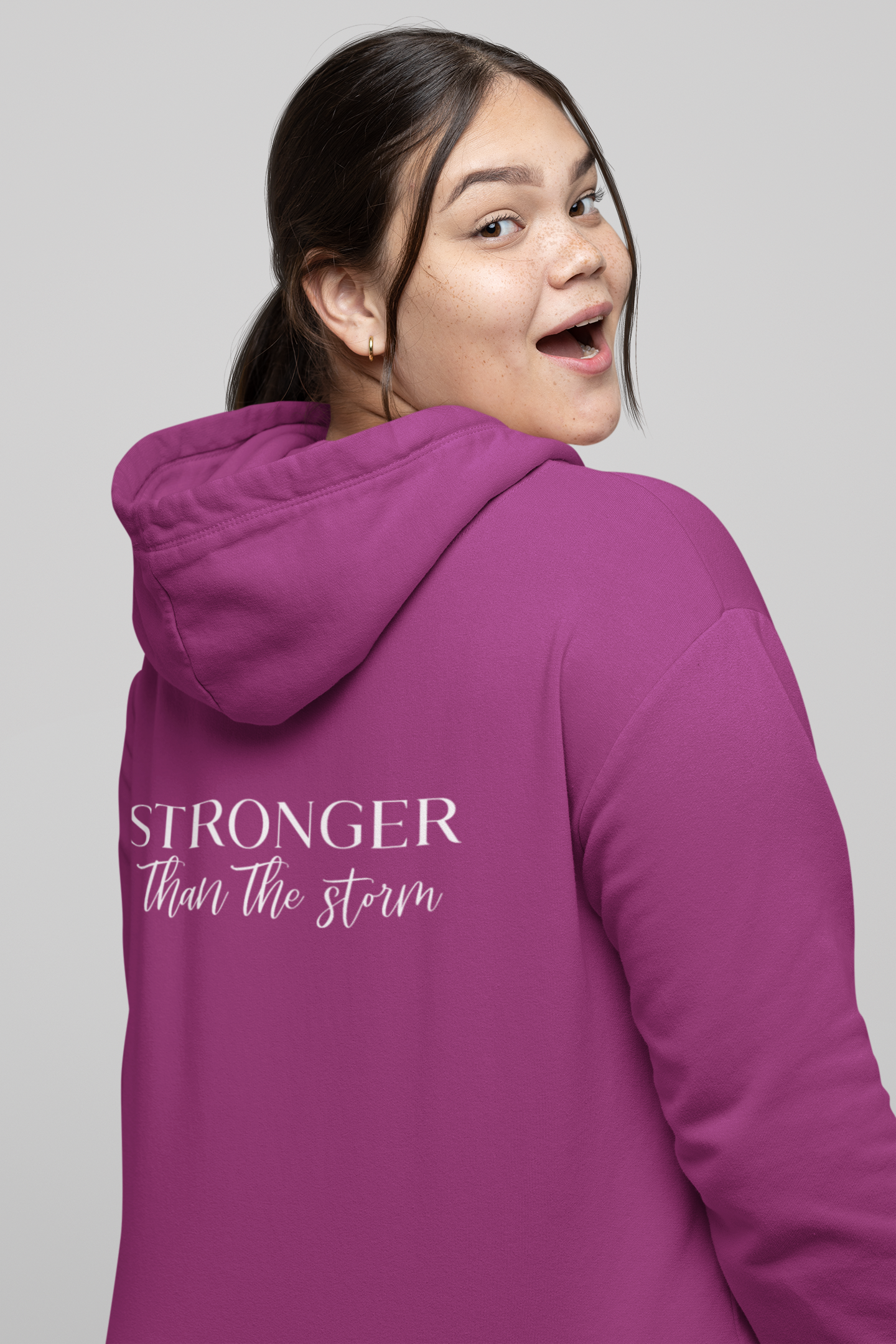 🤍 STRONGER Than The Storm | Statement DTF Transfer FT821