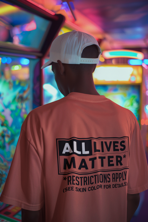 🖤 ALL LIVES MATTER – Minimal Statement | Bold Typography DTF Transfer FT729