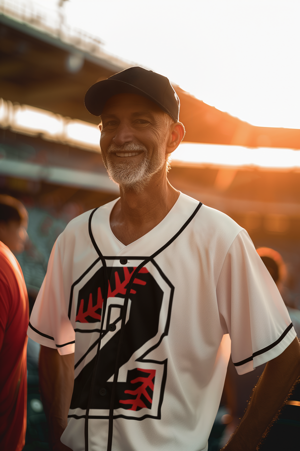 ⚾ Athletic Number “2” – Baseball Stitch | DTF Transfer FT1166