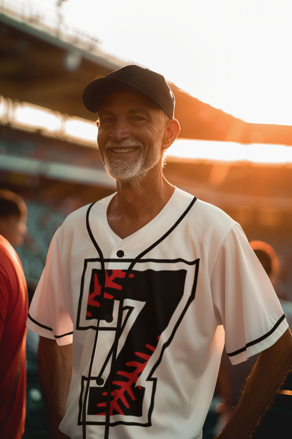 ⚾ Athletic Number “7” – Baseball Stitch | DTF Transfer FT1171