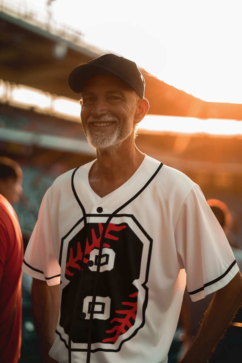 ⚾ Athletic Number “8” – Baseball Stitch | DTF Transfer FT1172