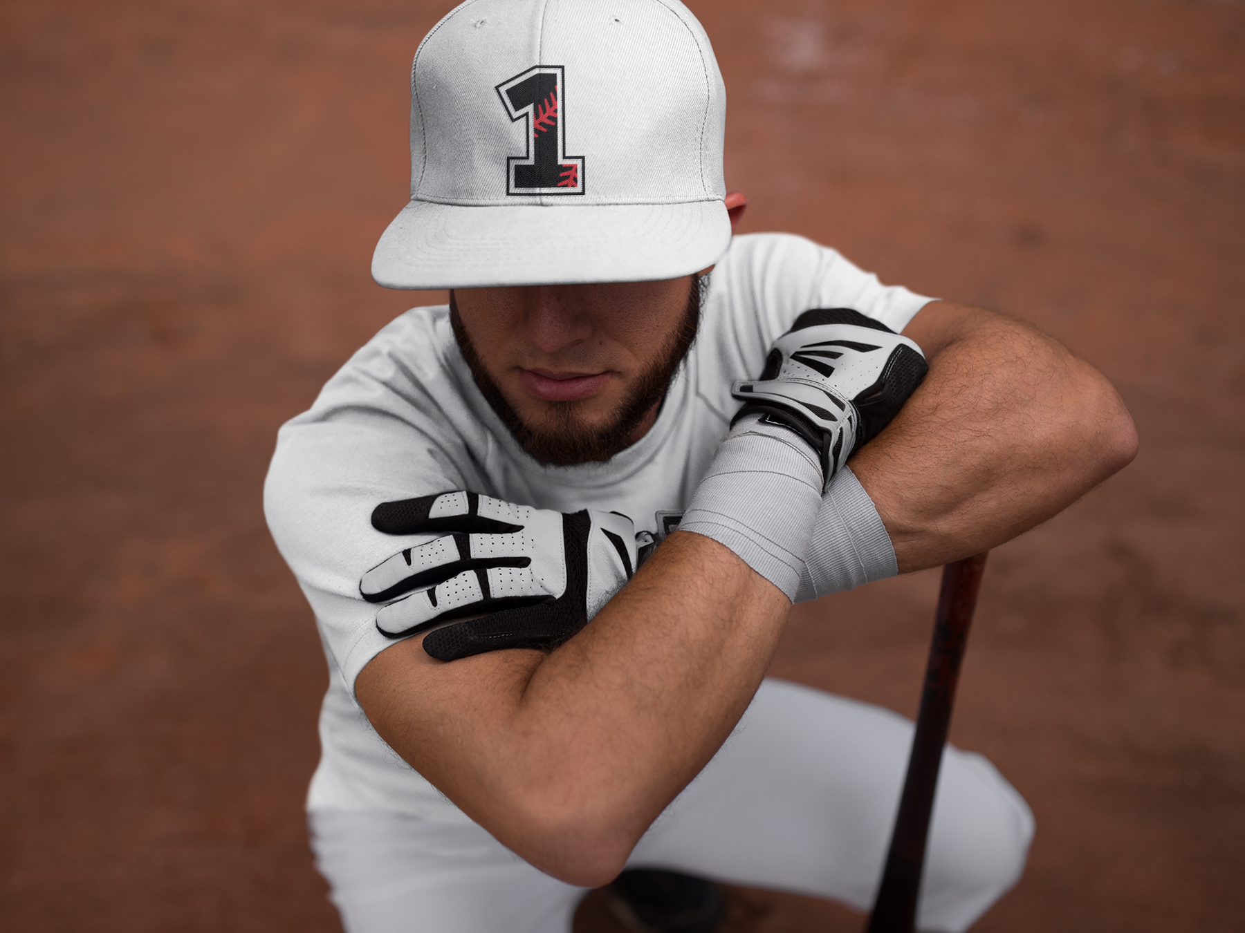 ⚾ Athletic Number “1” – Baseball Stitch | DTF Transfer FT1165