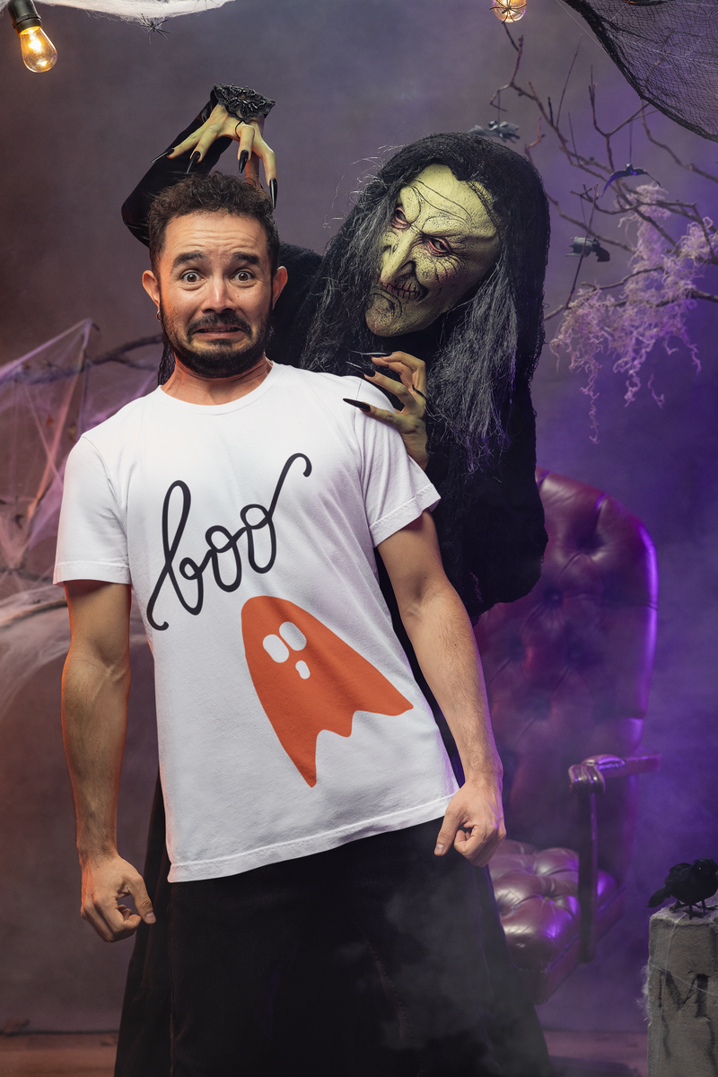 👻🧡 Boo – Minimal Ghost DTF Transfer FT632