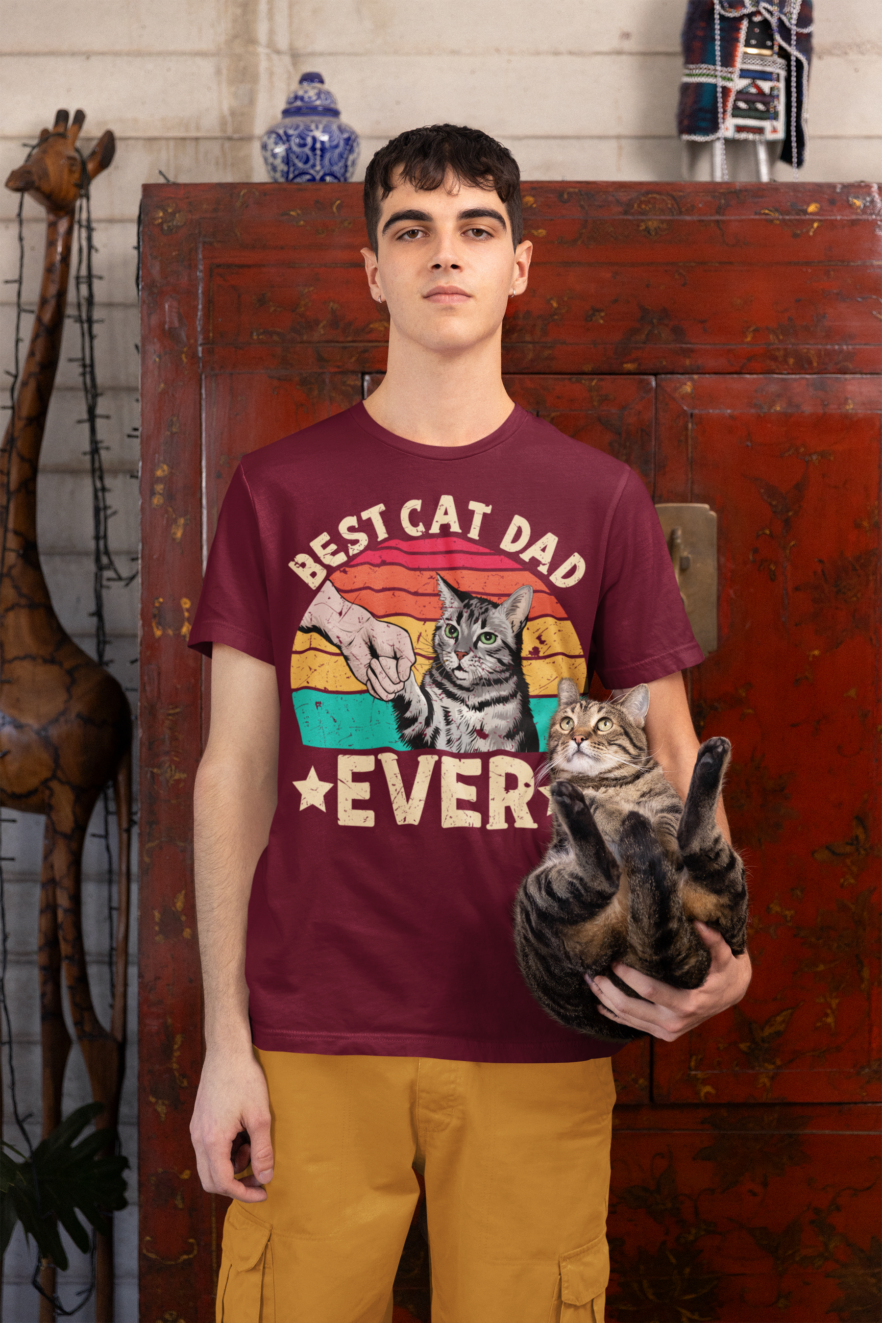 🐾 Best Cat Dad DTF Transfer  FT165
