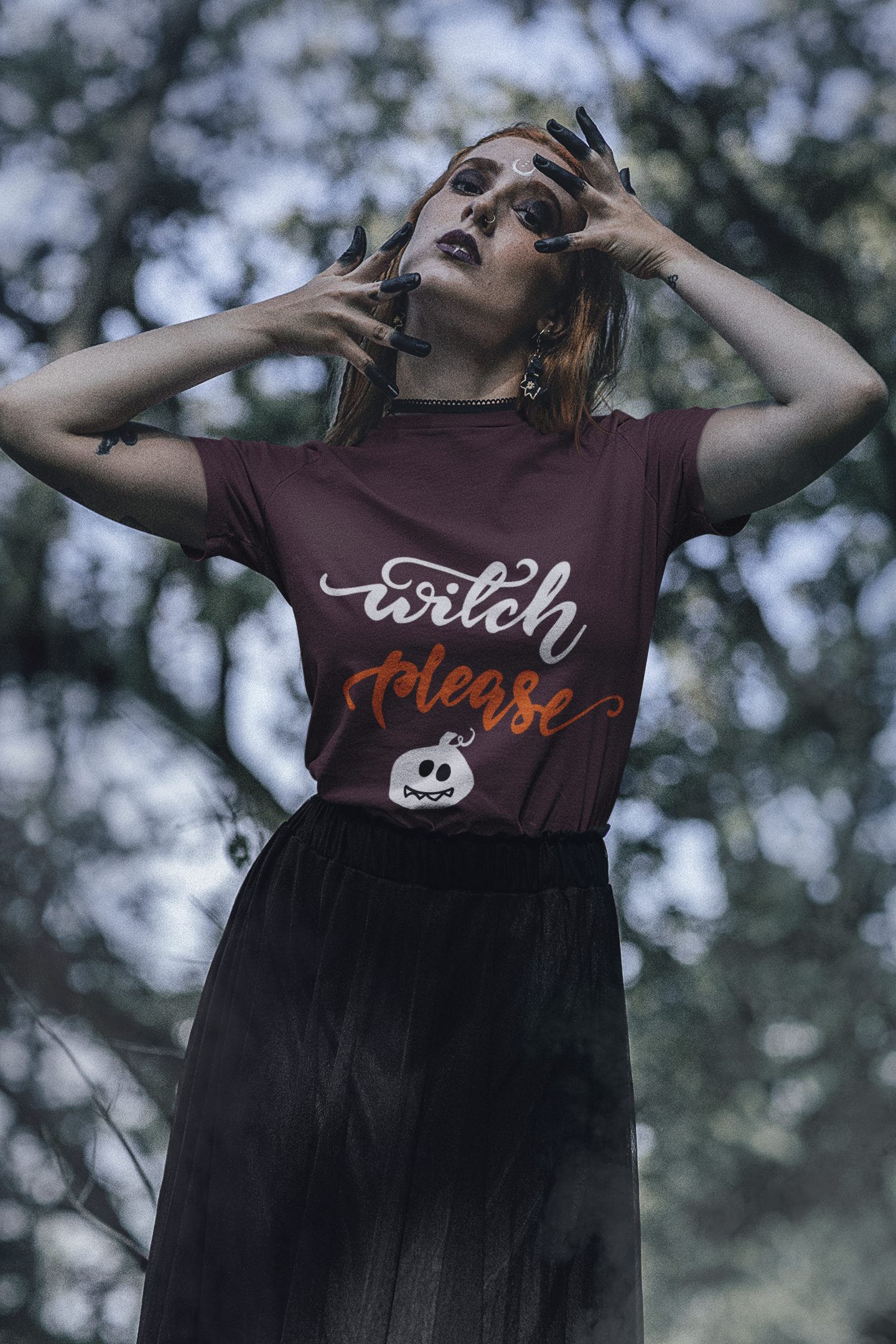 🎃🧡 Witch Please – Playful Halloween DTF Transfer FT633