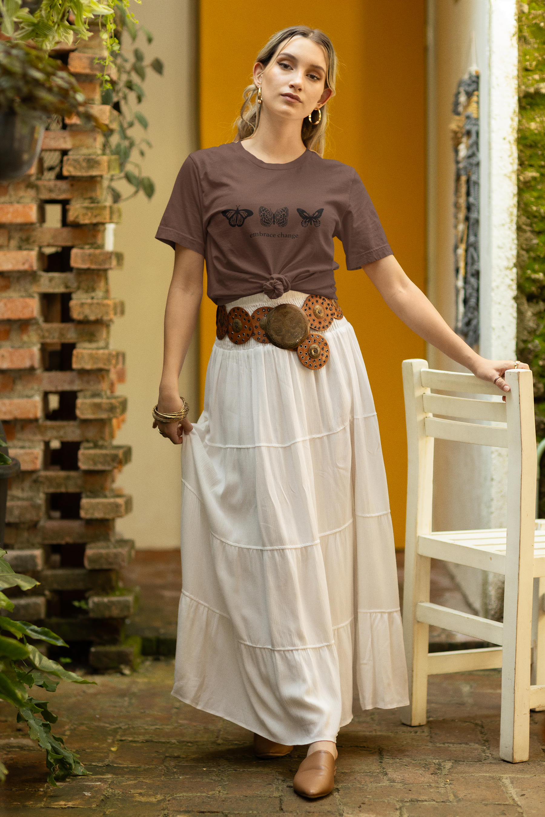 🖤 Embrace Change –Black Butterflies | Tonal DTF Transfer FT818