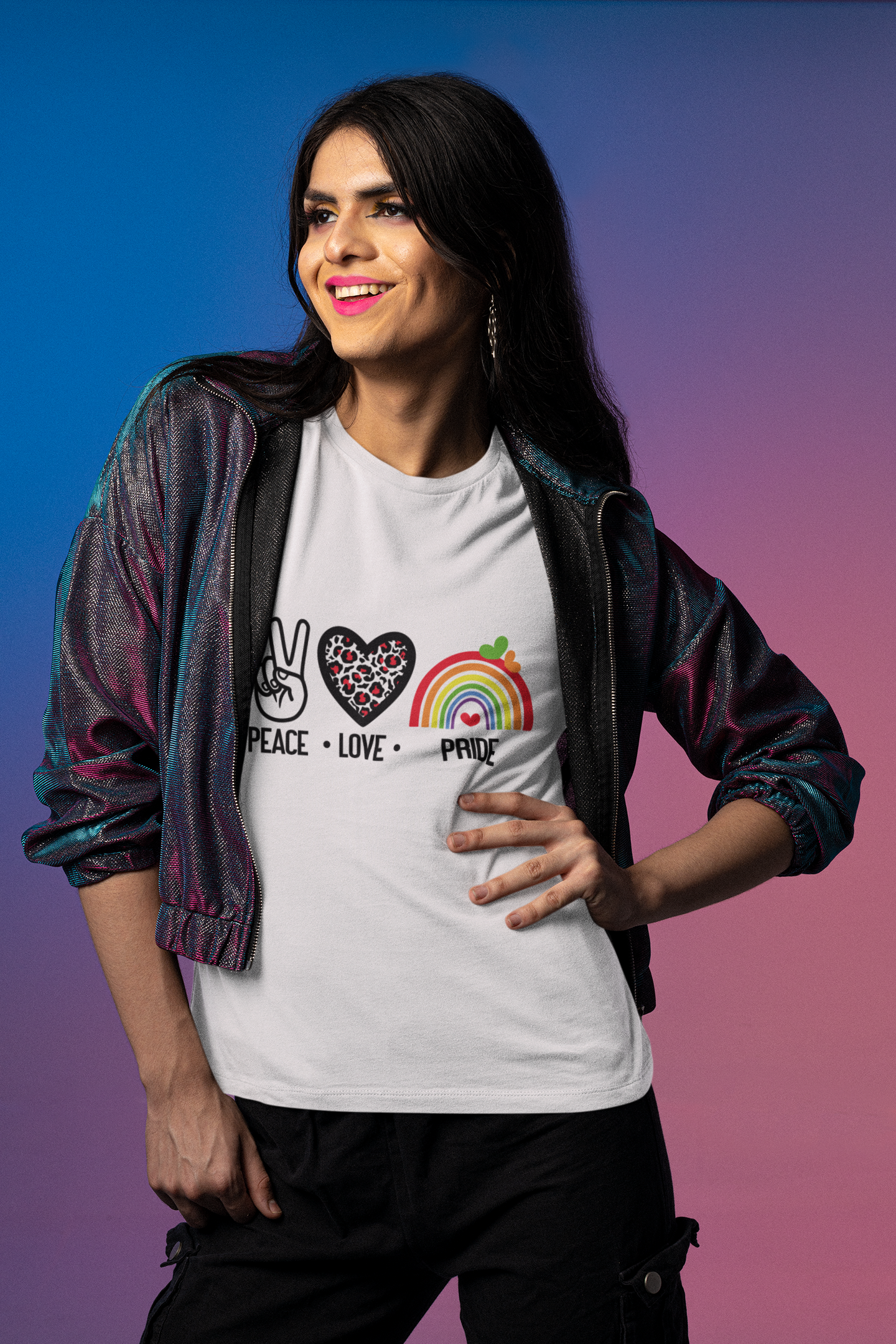 🌈 Rainbow Heart & Falling Love | Feel-Good DTF Transfer FT708