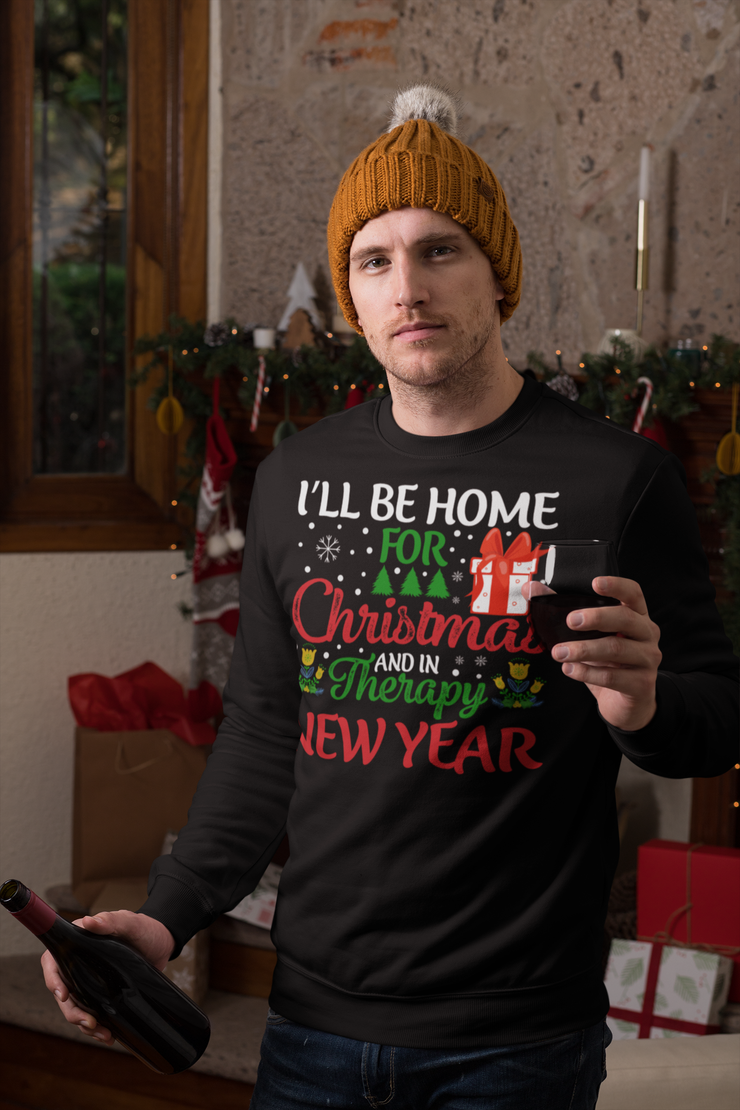 🏠 I Will Be Home for Christmas DTF Transfer  FT178