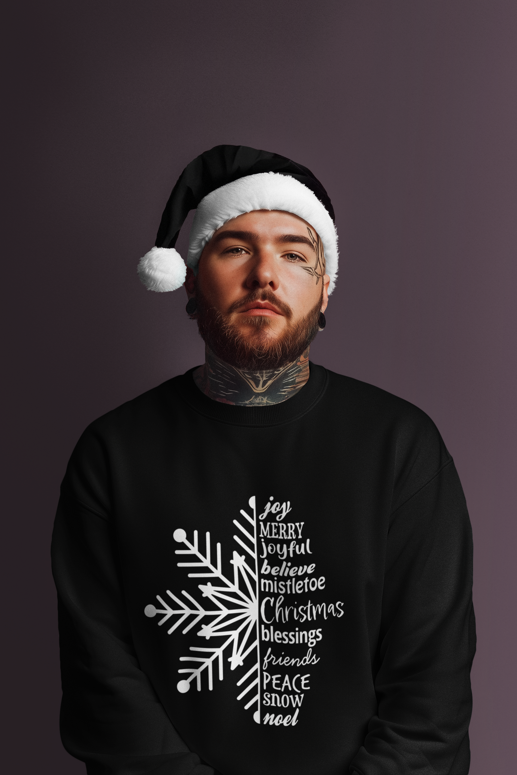 Christmas Word Snowflake  FT469