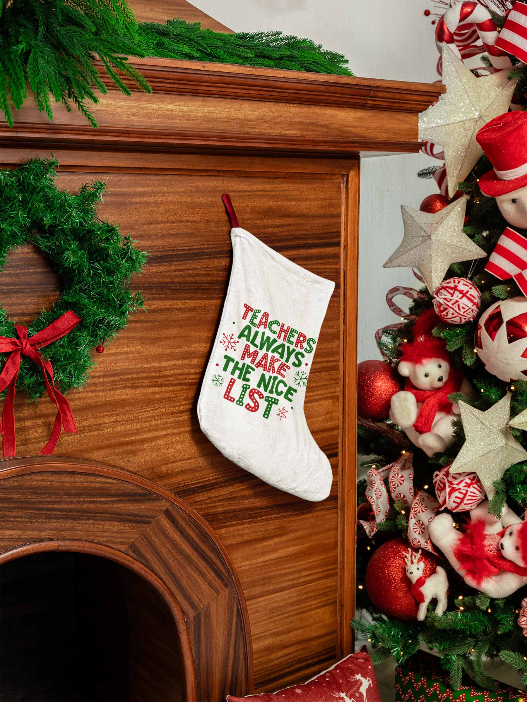 Teachers Always Make the Nice List DTF Transfer FT433