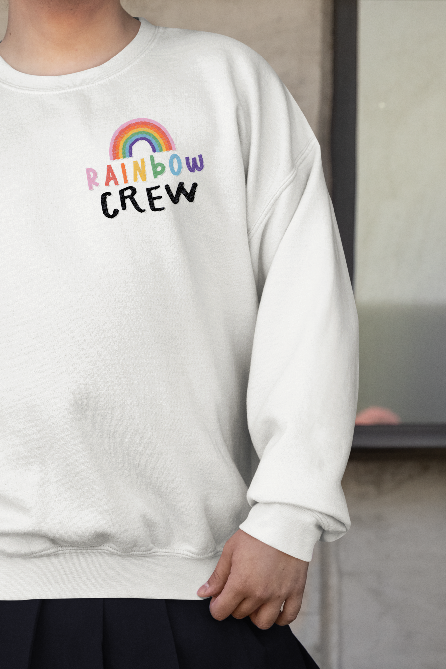 🌈 Rainbow Text & Arch | Positive Energy DTF Transfer FT709