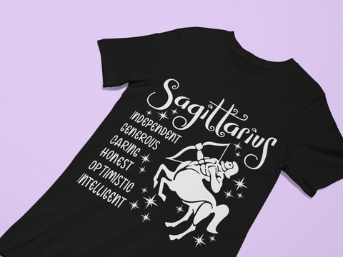 ♐🏹 Sagittarius Zodiac – Free Spirit DTF Transfer FT895