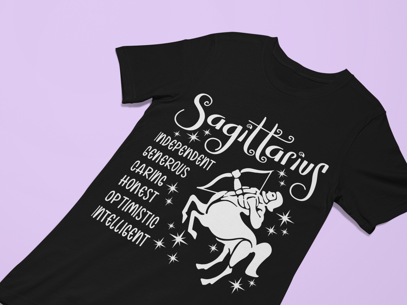 ♐🏹 Sagittarius Zodiac – Free Spirit DTF Transfer FT895