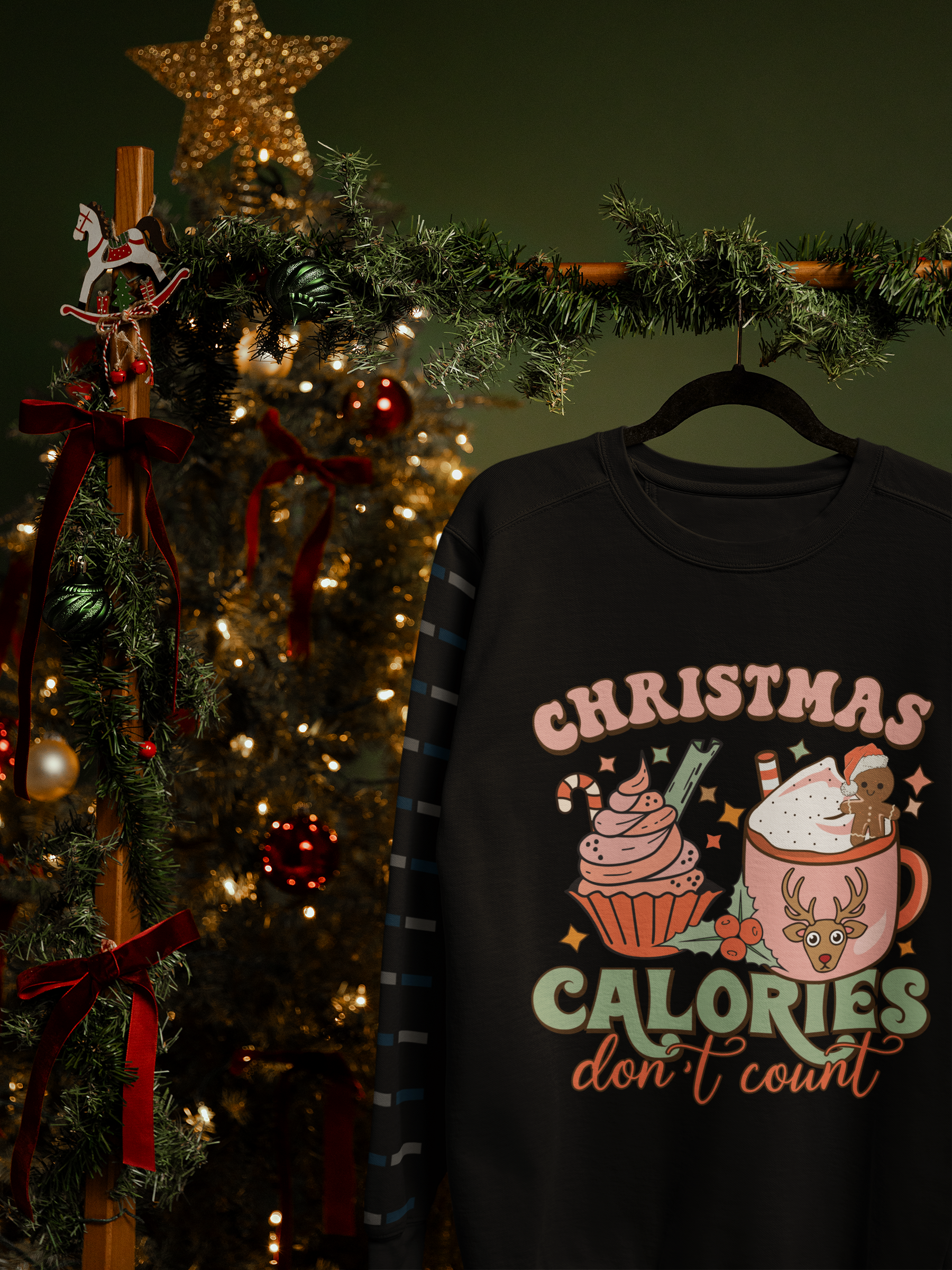 🎄 Christmas Calories Don’t Count DTF Transfer FT449