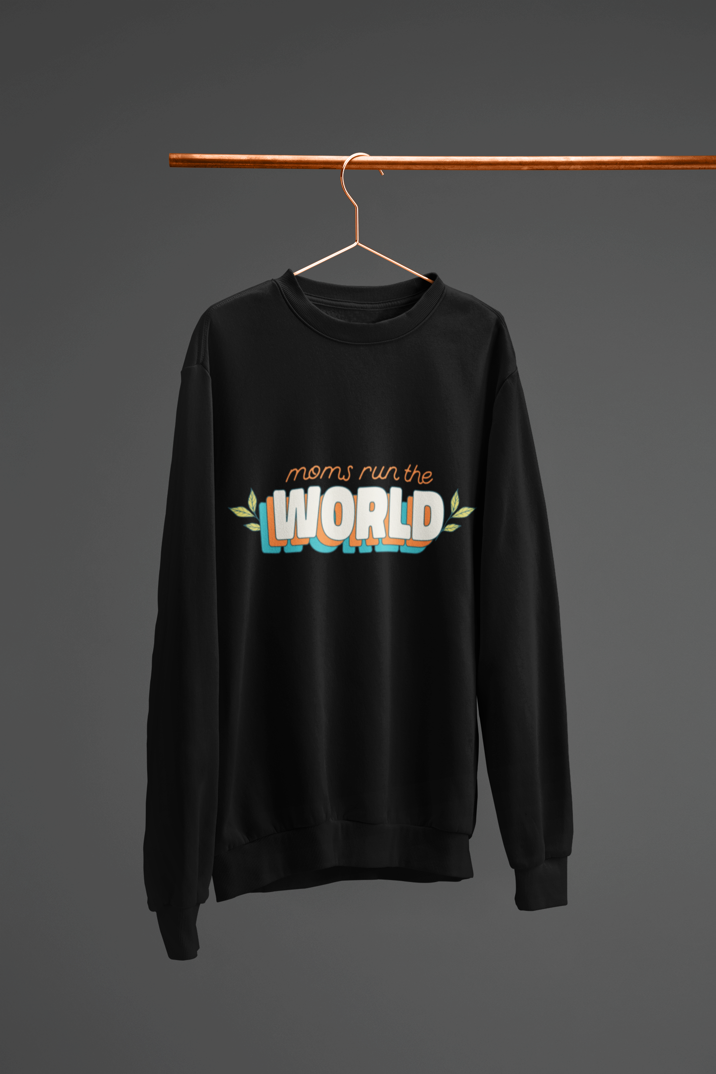 👑💪 MOMS RUN THE WORLD | Power Mom DTF Transfer FT844