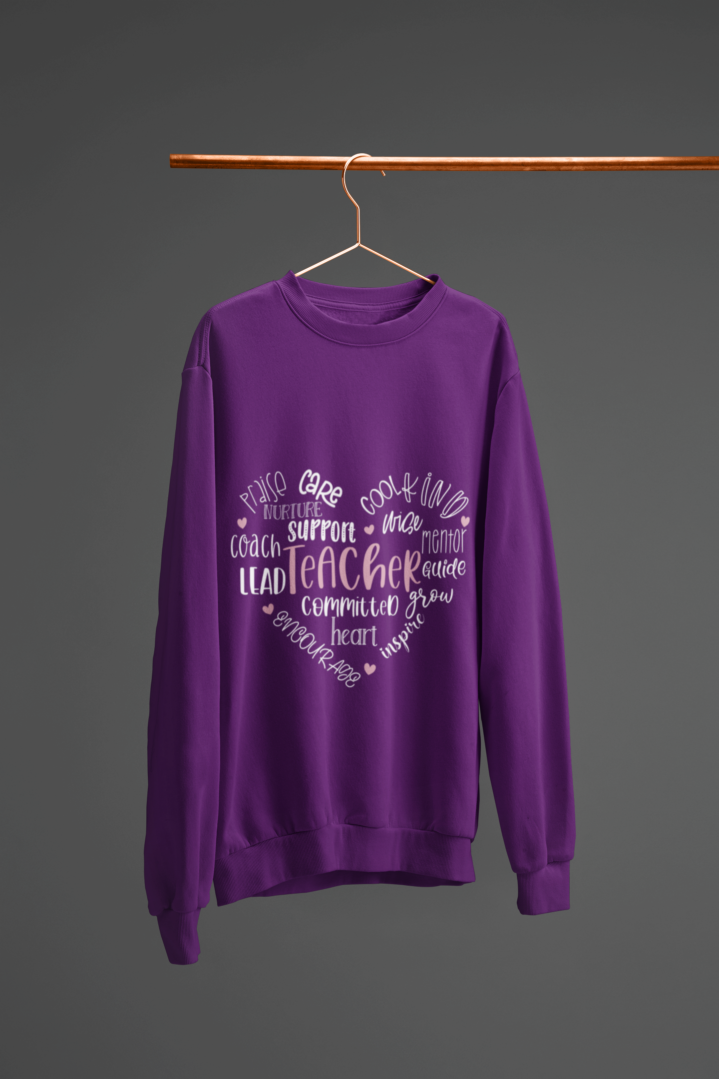 🍎💗 Teacher Word Art | DTF Transfer FT930