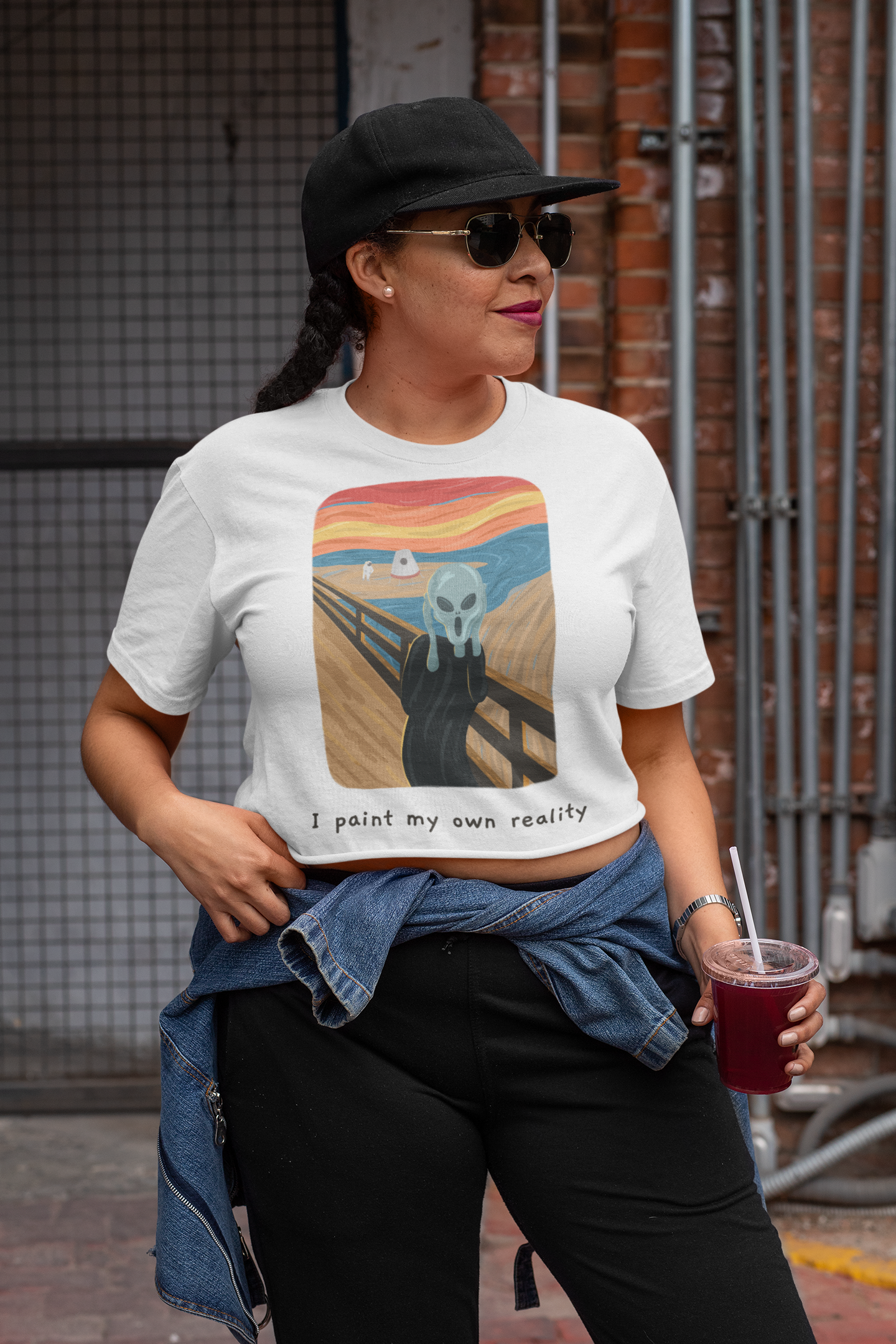 🎨🖤 I Paint My Own Reality – Glitch Edition | DTF Transfer FT679